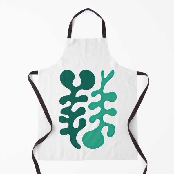 Item preview, Abstract Green Organic Shapes Artwork designed and sold by ArtfulWeave.