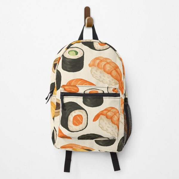 Item preview, Watercolor Sushi Pattern – Seamless Japanese Cuisine Design designed and sold by BloomOfDesign.