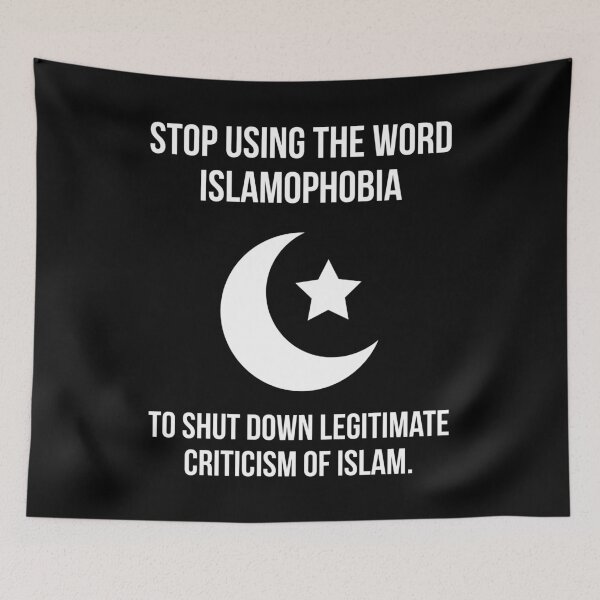 Item preview, Stop using Islamophobia to shut down criticism of Islam  designed and sold by Rachel the Artist .