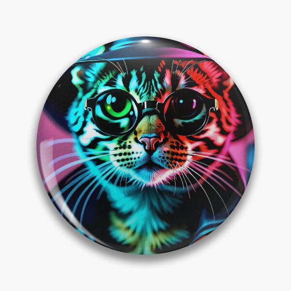 Item preview, Cat Neonlight Portrait designed and sold by SmoothDesigner.
