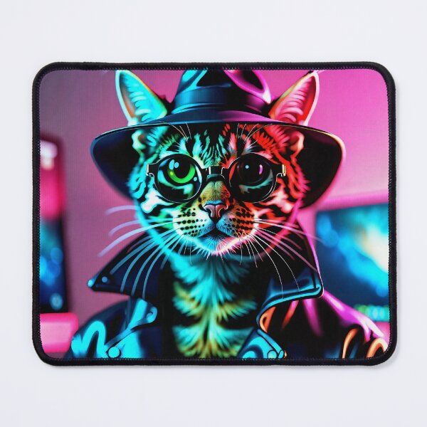 Item preview, Cat Neonlight Portrait designed and sold by SmoothDesigner.