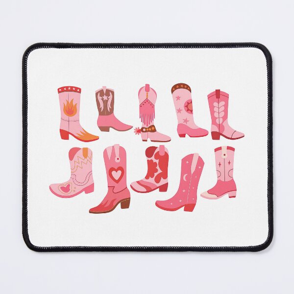Item preview, Pink Cowboy Boots Collection Illustration designed and sold by ArtfulWeave.