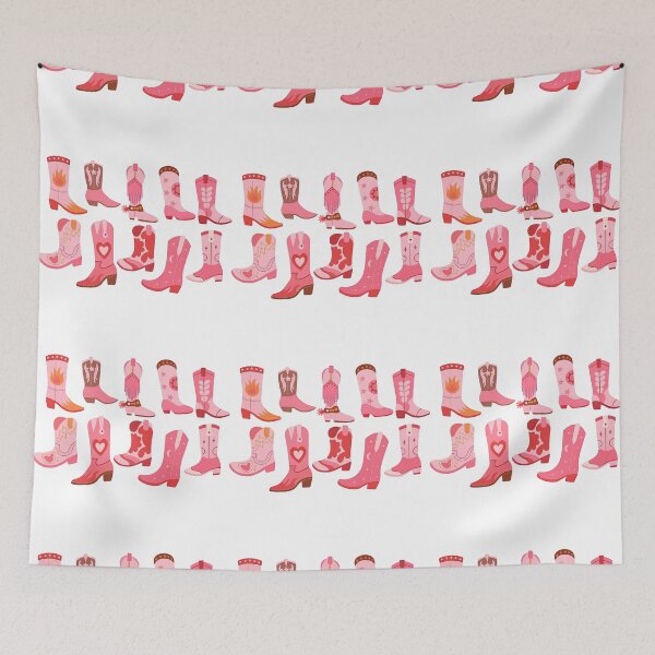 Item preview, Pink Cowboy Boots Collection Illustration designed and sold by ArtfulWeave.