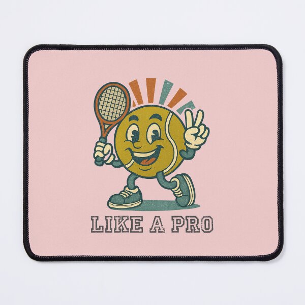 Item preview, LIKE A PRO – Retro Tennis Ball Character | Funny Sports Design for Tennis Lovers designed and sold by Cree8if.