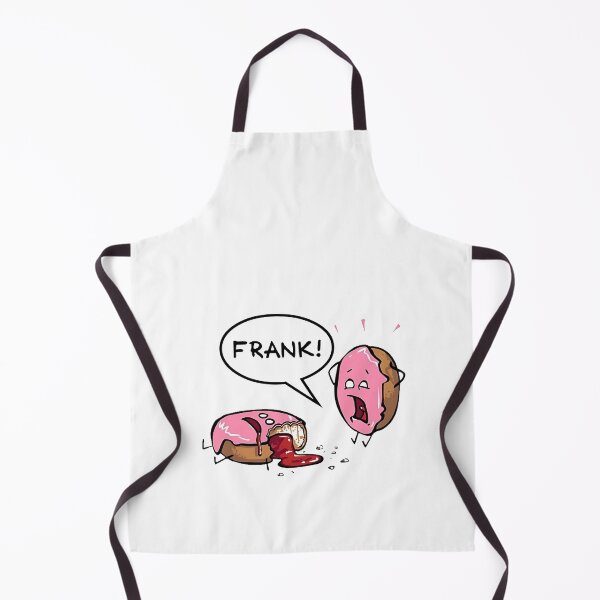 Item preview, Donut Drama - Funny ‘Frank’ Donut Cartoon,sweet food art, donut joke, funny food art, unexpected humor, food pun designed and sold by StyleDistrictLab.