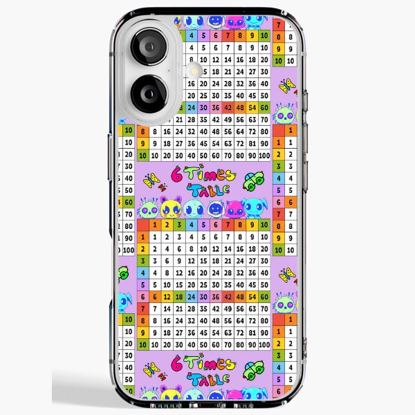 Baby Army by Toddle Poddle 6 Times Table Maths Fun iPhone Soft Case