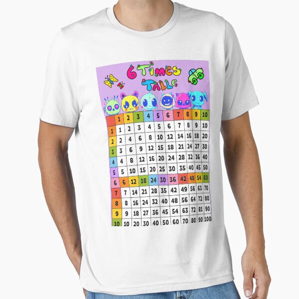 Baby Army by Toddle Poddle 6 Times Table Maths Fun Essential T-Shirt