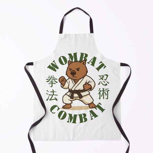 Item preview, Wombat Combat Martial Arts Australian Animal  designed and sold by pUNKnown.