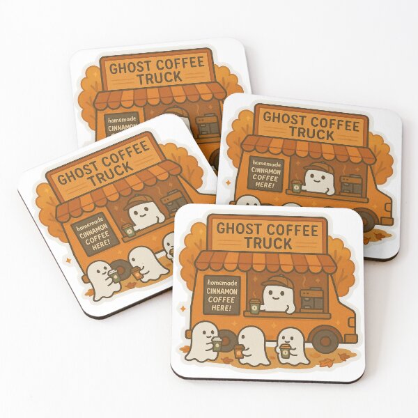 Item preview, Ghost Coffee Truck designed and sold by caitdesign.
