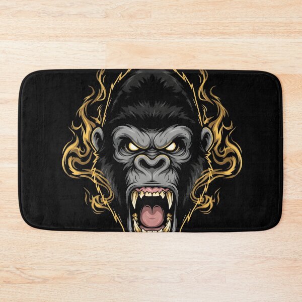 Item preview, Savage Gorilla - Awaken Your Inner Side - Black and Gold T-Shirt designed and sold by AV.