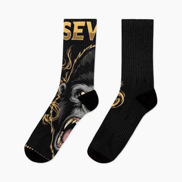 Item preview, Savage Gorilla - Awaken Your Inner Side - Black and Gold T-Shirt designed and sold by AV.