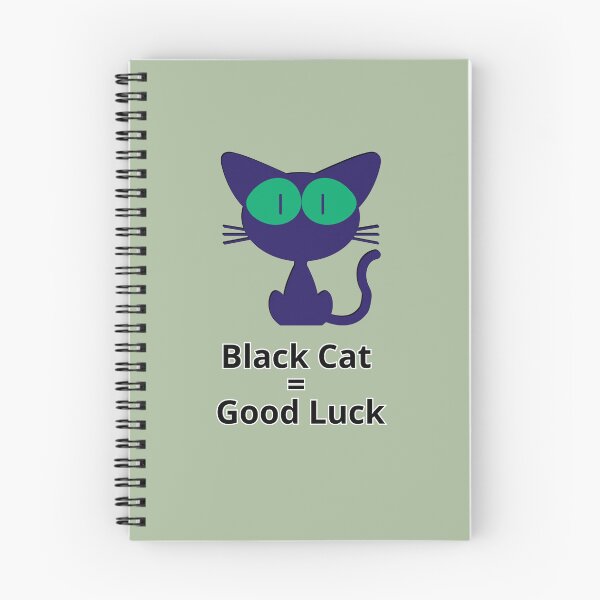 Item preview, Black Cat = Good Luck | Lucky Black Cat Design designed and sold by Mintiko2.