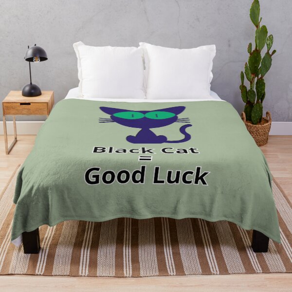 Item preview, Black Cat = Good Luck | Lucky Black Cat Design designed and sold by Mintiko2.