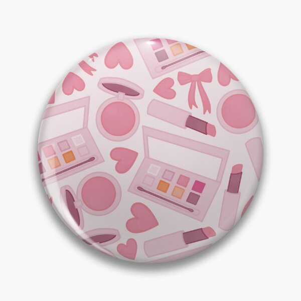 Item preview, makeup products cute pink pattern designed and sold by winterpumpkin.
