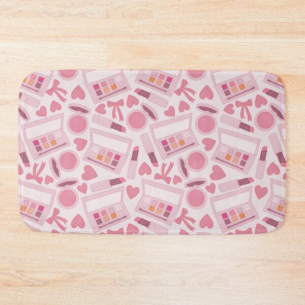 Item preview, makeup products cute pink pattern designed and sold by winterpumpkin.