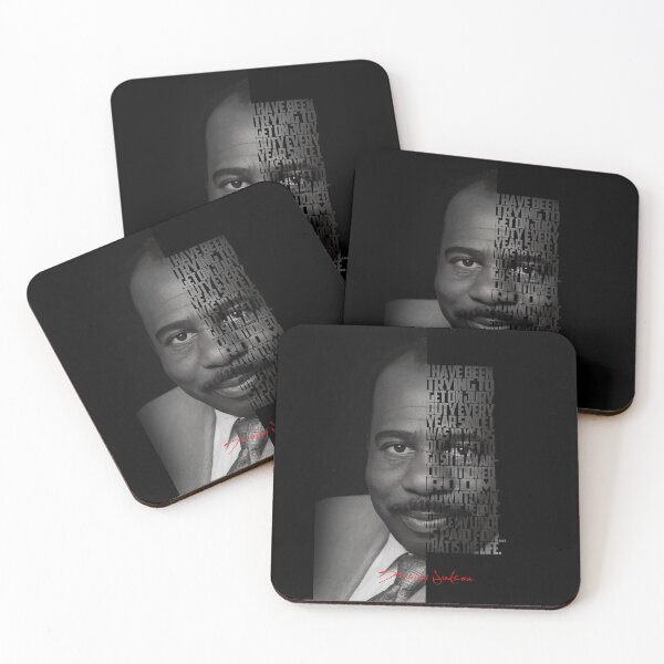 Item preview, Stanley Hudson Portrait – Minimalist The Office Fan Art designed and sold by Enea Kelo.
