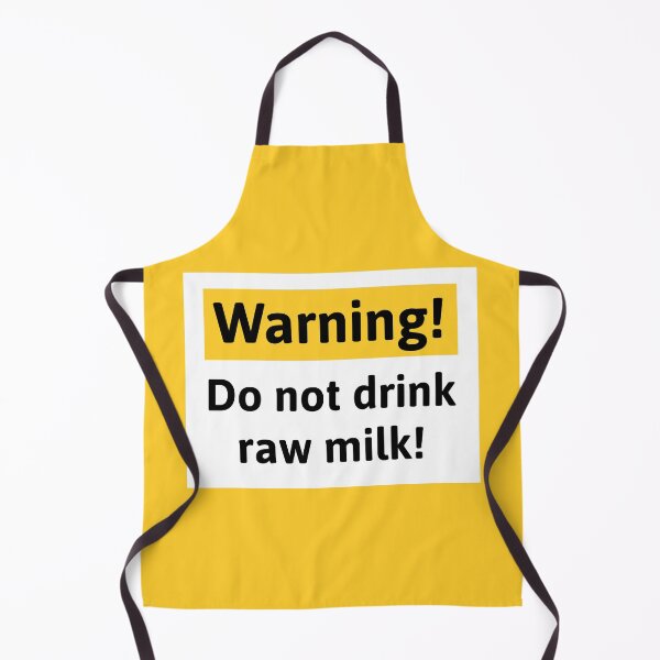 Item preview, Do not drink raw milk. designed and sold by Rachel the Artist .