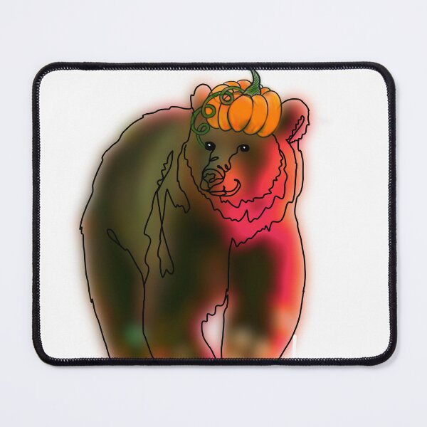 Item preview, Cute Bear with Pumpkin Hat – animalzinhats designed and sold by Ashley’sAnimalz.