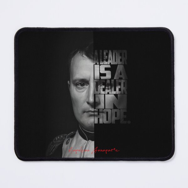Item preview, Napoleon Bonaparte Portrait – Minimalist Black-and-White Historical Art designed and sold by Enea Kelo.