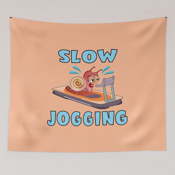 Item preview, Slow Running Snail designed and sold by minimalartstory.