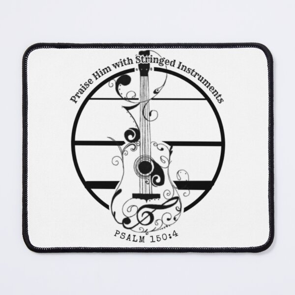 Item preview, Guitar Psalm 150:4 designed and sold by Cora Worthington Art.