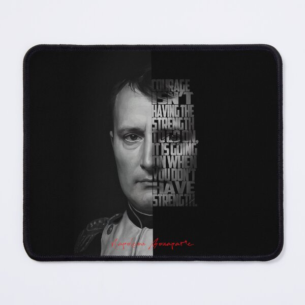 Item preview, Napoleon Bonaparte Portrait – Minimalist Black-and-White Historical Art designed and sold by Enea Kelo.