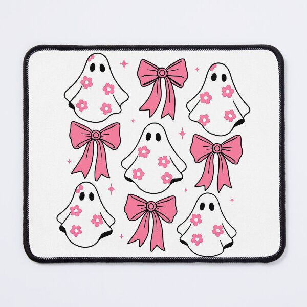 Item preview, Cute Ghosts and Pink Bows Illustration designed and sold by ArtfulWeave.