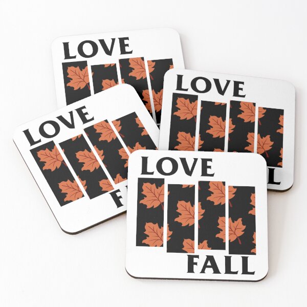 Item preview, Love Fall Black Flag Orange Leaves  designed and sold by StillReal.
