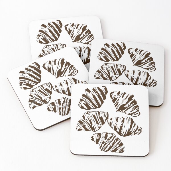 Item preview, Croissants in Dark Brown designed and sold by Rebecca Creates....
