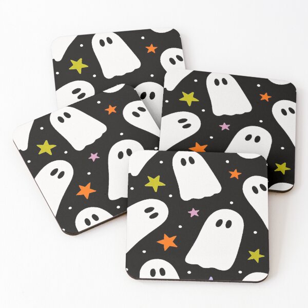 Item preview, Ghosts on a black background designed and sold by saly55887.