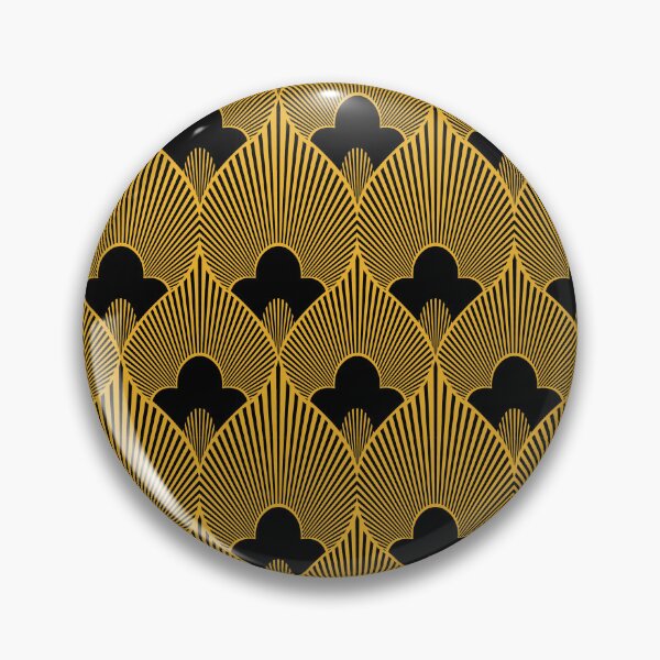 Item preview, Art Deco Glamorous Glitzy Golden And Black Pattern  designed and sold by DEC02.