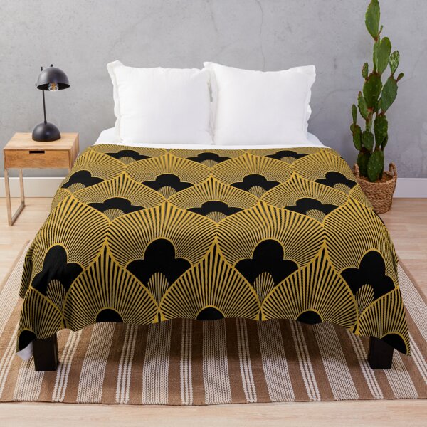Item preview, Art Deco Glamorous Glitzy Golden And Black Pattern  designed and sold by DEC02.