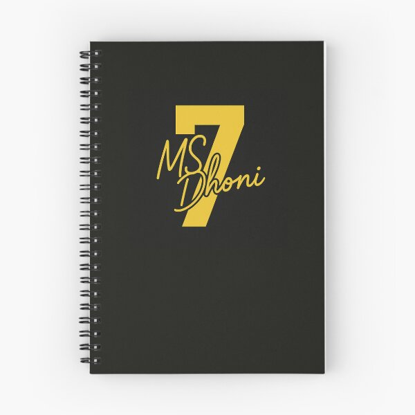 Item preview, MS Dhoni Minimalist Yellow Signature with Number 7 – CSK Cricket Legend Art designed and sold by Redloo.