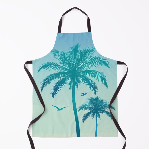 Item preview, Palm trees in a sky blue background designed and sold by saly55887.
