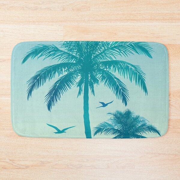 Item preview, Palm trees in a sky blue background designed and sold by saly55887.