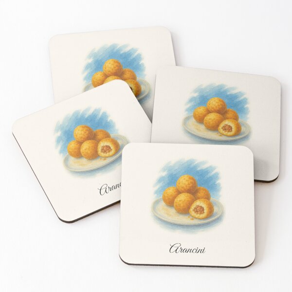 Item preview, Watercolor Arancini – Vibrant Sicilian Art Collection designed and sold by PATINKA-art.