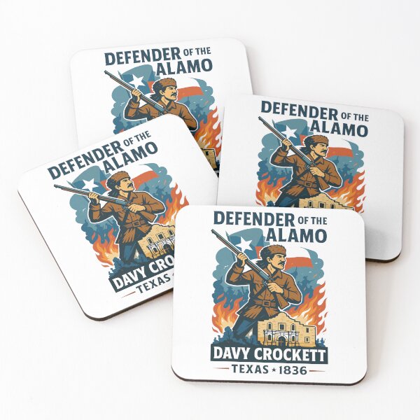 Item preview, Davy Crockett – Defender of the Alamo Texas 1836 | Modern Vintage Western designed and sold by jelonkaa.