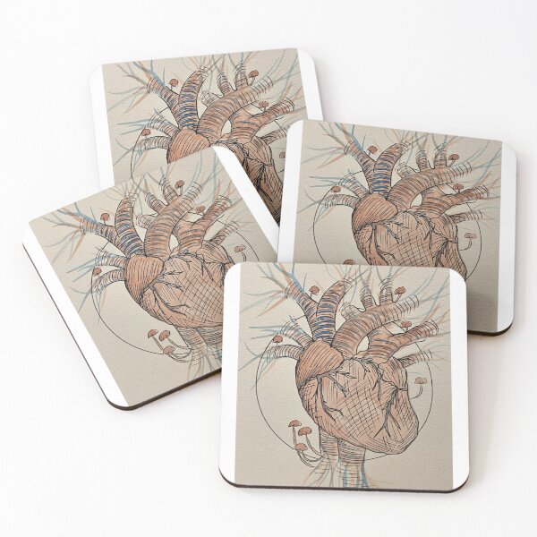 Item preview, Watercolour heart illustration designed and sold by Bugbotherer30.