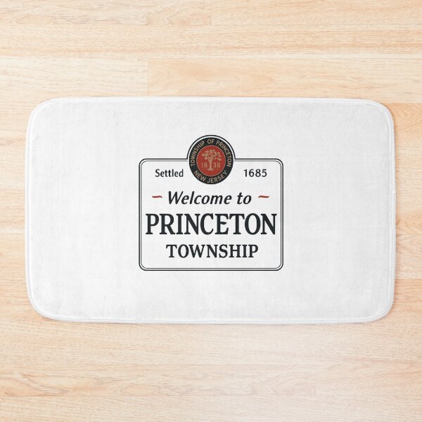 Item preview, Vintage Princeton University Township Welcome Sign designed and sold by CollegiateInk.