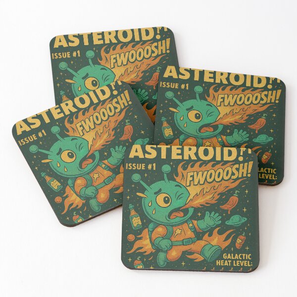 Item preview, Mild, My Asteroid! – Spicy Space Comic Poster – Nommy’s Supernova Sauce Showdown designed and sold by Astronomnom.