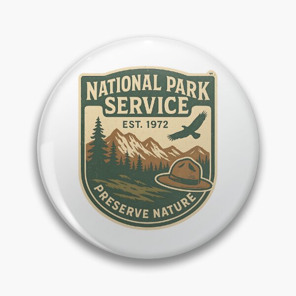 Item preview, National Park Service - Preserve Nature - Vintage Outdoor Design designed and sold by CreativeGorillas.