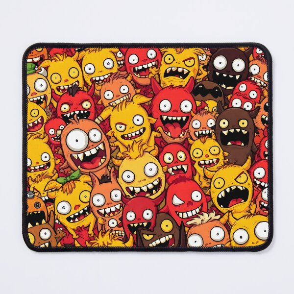 Item preview, Vibrant Doodle Art: Chaotic and Fun Character Illustration designed and sold by AV.