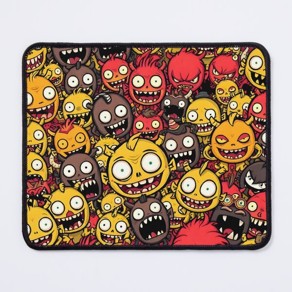 Item preview, Vibrant Doodle Art: Chaotic and Fun Character Illustration designed and sold by AV.