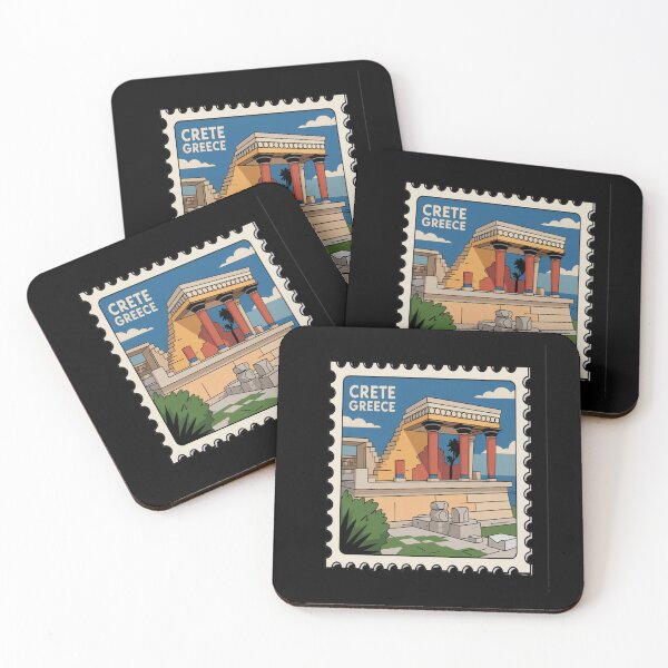 Item preview, Crete Greece Knossos Palace Postage Stamp Sticker designed and sold by stickercuffs.