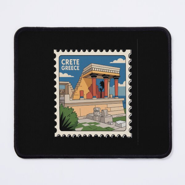 Item preview, Crete Greece Knossos Palace Postage Stamp Sticker designed and sold by stickercuffs.