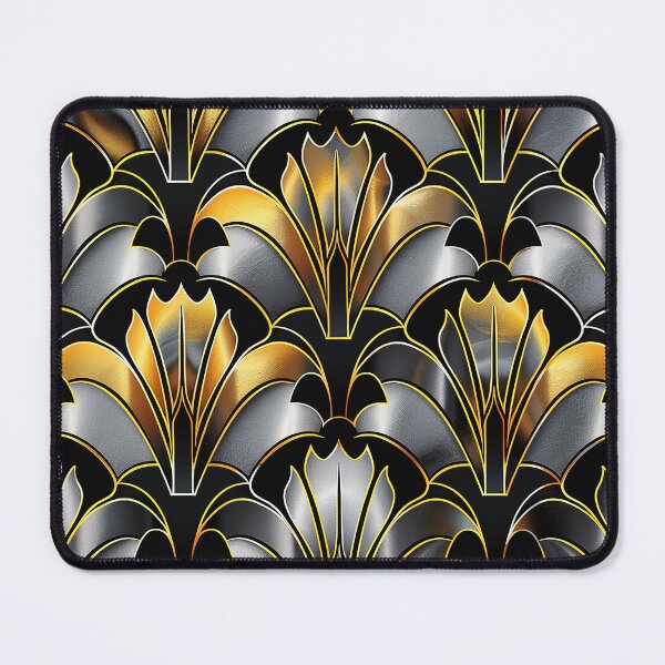 Item preview, Luxurious Art Deco Golden And Silvery Chic Pattern designed and sold by DEC02.
