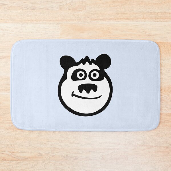 Item preview, Panda Bear Cute Face Smile Happy Asian Black White designed and sold by shirt-o-mat.