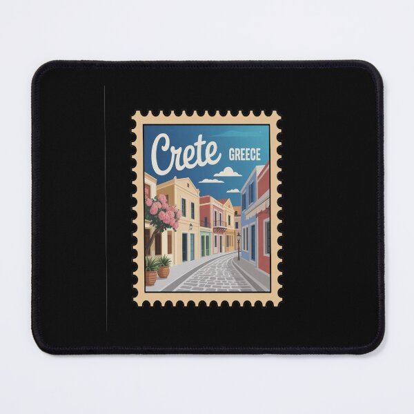Item preview, Crete Greece Rethymnon Old Town Postage Stamp Sticker designed and sold by stickercuffs.