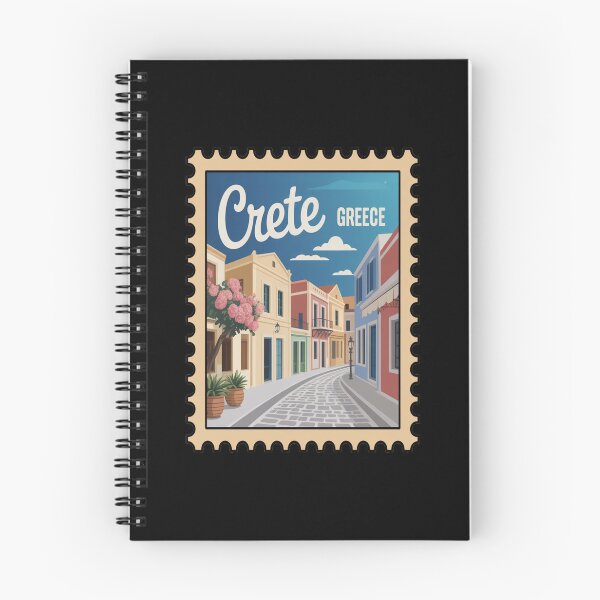 Item preview, Crete Greece Rethymnon Old Town Postage Stamp Sticker designed and sold by stickercuffs.