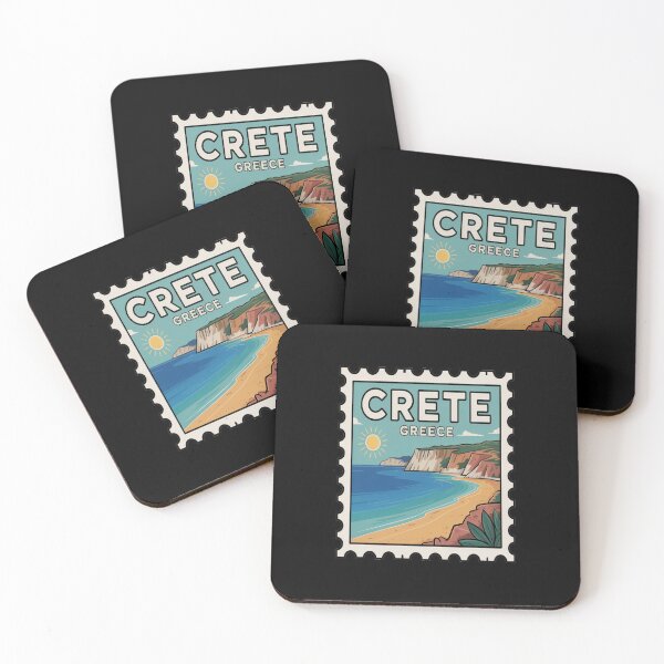 Item preview, Crete Greece Beach Paradise Postage Stamp Sticker designed and sold by stickercuffs.